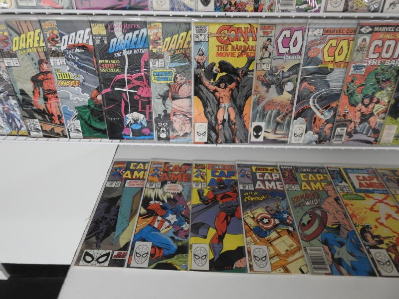 Huge Lot 130+ Comics W/ Avengers, Thor, Daredevil+ Avg Fine Condition!