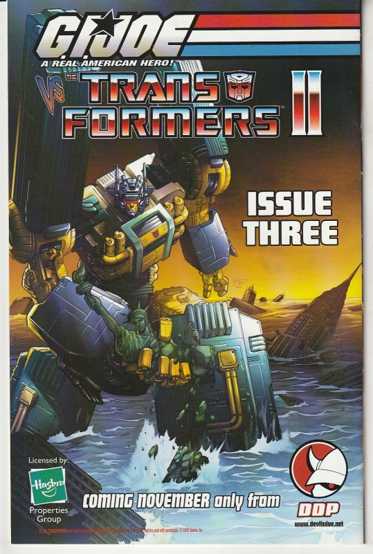 G.I. Joe vs. The Transformers, Vol. II #2 Variant Cover (2004)