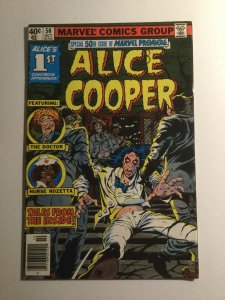 Alice Cooper 1 Very Fine Vf 8.0 Marvel