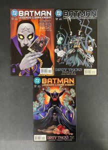 Legends of the Dark Knight (1992) #95-97 Complete VF Dirty Tricks Lot