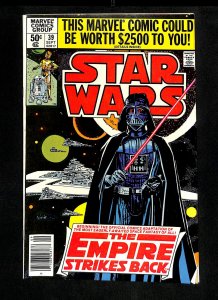 Star Wars #39 Vader Empire Strikes Back! 1st Cameo Rogue Squadron!