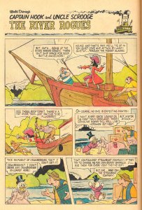 DELL GIANT #55 (1961) 8.0 VF Walt Disney Daisy Duck & Uncle Scrooge SHOW BOAT!