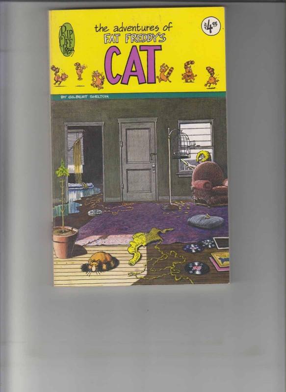 Adventures of Fat Freddy's Cat TPB #1 VF (2nd) print - shelton - freak brothers