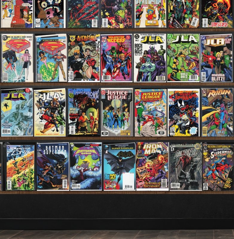 Huge Lot 160+ Comics with Generation X, Jla, The Uncanny X-Men & More!
