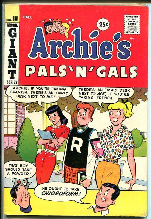 ARCHIE'S PALS N GALS #10-BETTY-VERONICA-1959-fine