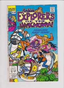 Archie Comic Series! Archie's Explorers of the Unknown! Issue 1!