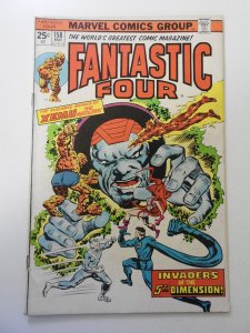 Fantastic Four #158 (1975) VG Condition rust on bottom staple