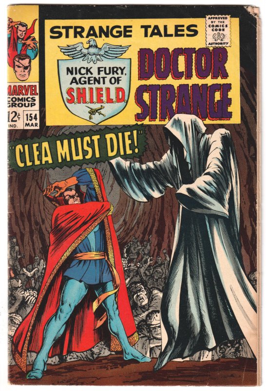 Strange Tales #154 (1967) Doctor Strange, Nick Fury by Jim Steranko