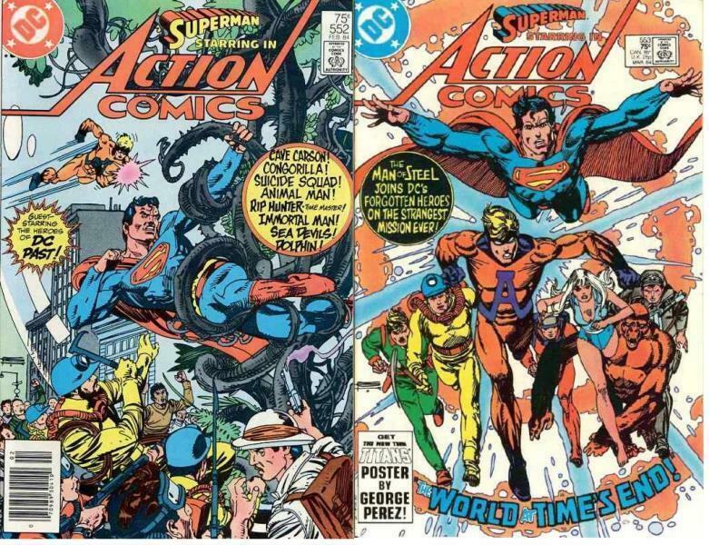ACTION 552-553  ANIMAL MAN, SUICIDE SQUAD++ 2-Part Stor
