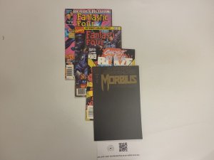 4 Marvel Comics #12 Morbius + #12 Ghost Rider + #2 13 Fantastic Four 54 TJ30