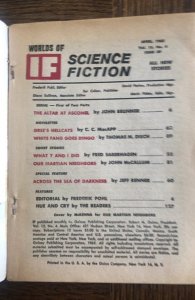 Worlds of IF science fiction, April 1965, good