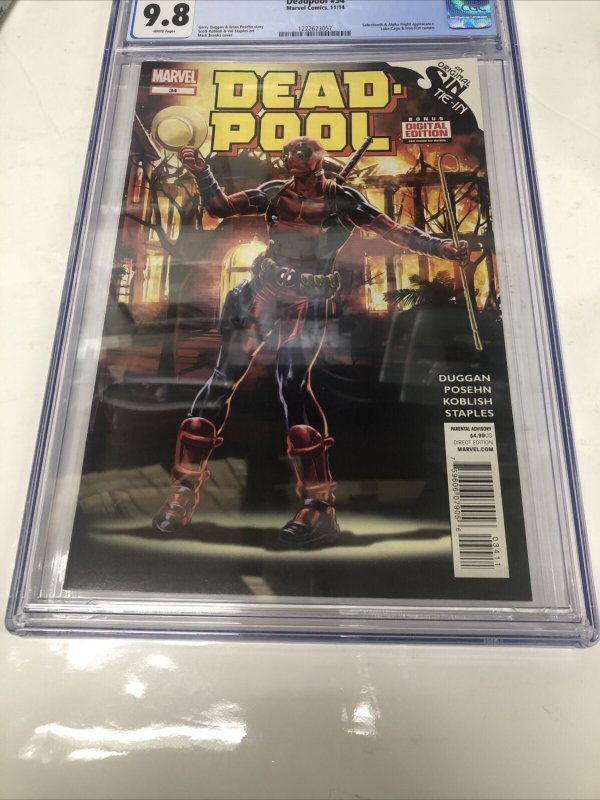 Deadpool (2014) # 34 (CGC 9.8 CGC) Gerry Duggan * Brian Posehn * Marvel Comics