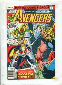 Avengers #166 - Byrne Art - Newsstand (9.0) 1977
