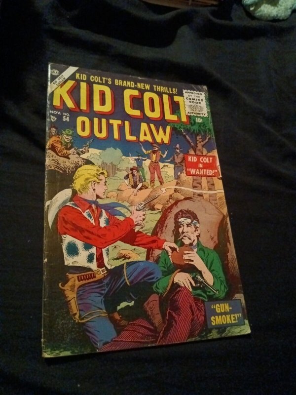 Kid Colt Outlaw #54 1955-Atlas-cover by Al Williamson & Joe Maneely-Doug Wild...