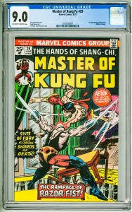 Master of Kung Fu #64 (1978) CGC 9.6!