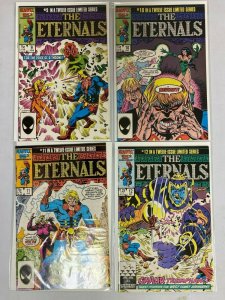 Eternals set #1-12 avg 8.5 VF+ (1985 2nd Series)