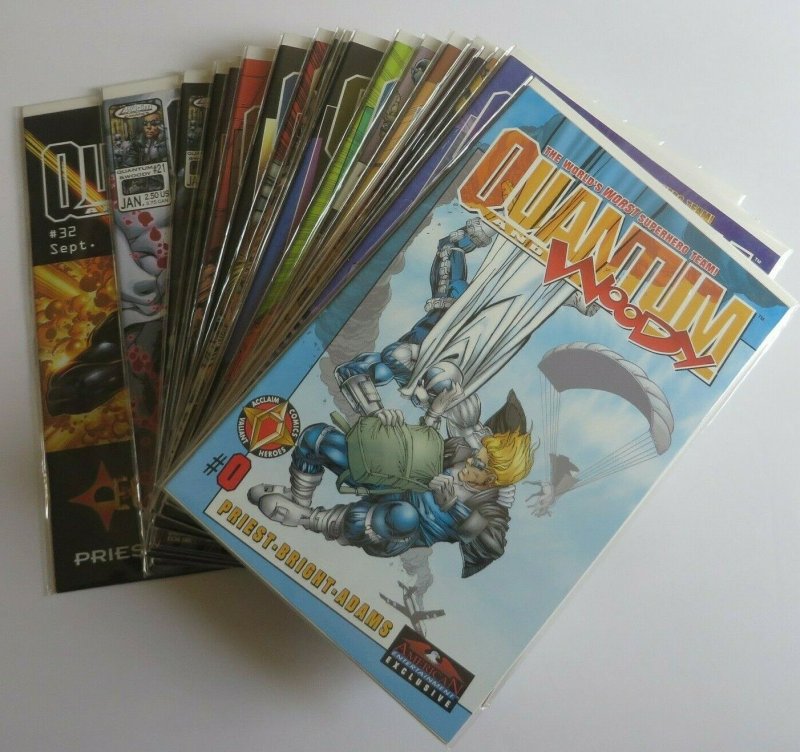 Quantum and Woody #1-32 Complete Set High Grade NM Includes #0 & #1 Both Issues 