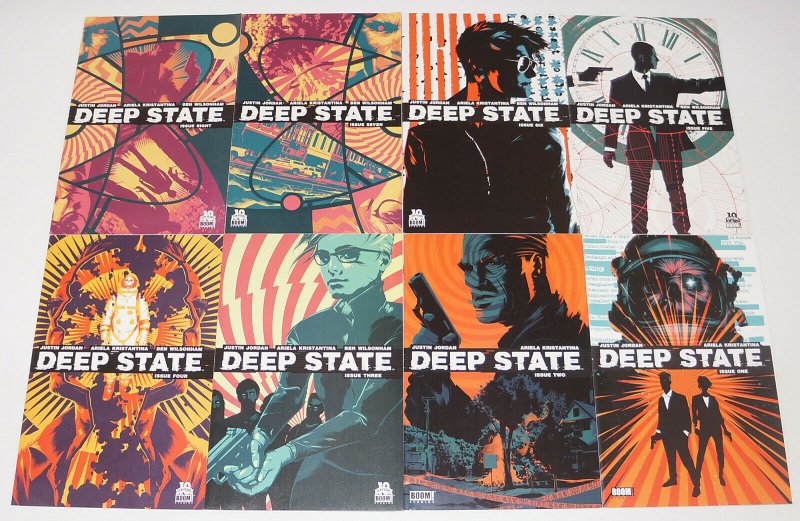 Deep State #1-8 VF/NM complete series - justin jordan - government conspiracy