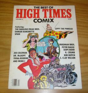 Best of High Times Comix #4 FN robert crumb - bagge - shelton - spain - trina