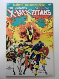 Marvel and DC Present featuring Uncanny X-Men & New Teen Titans VG see desc