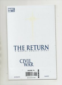 Civil War The Return #1 - 1st Print Blank White Cover - (Grade 9.2) 2007