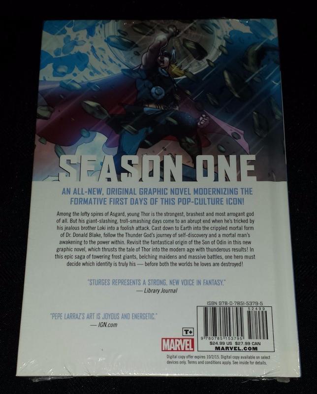 Thor Season One Hardcover with Bonus Digital Code (Marvel) - New/Sealed!