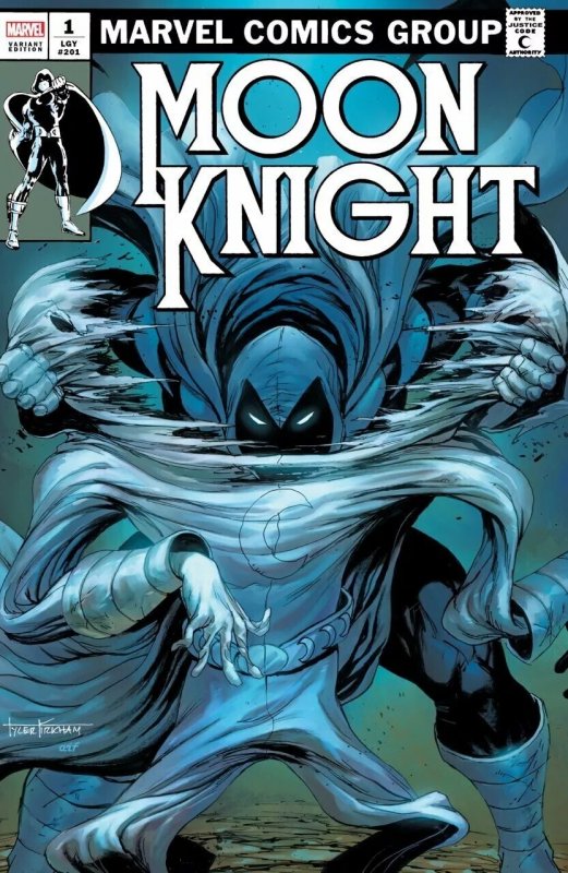 MOON KNIGHT #1 (2021) TYLER KIRKHAM TRADE/VIRGIN SET MARVEL NM.