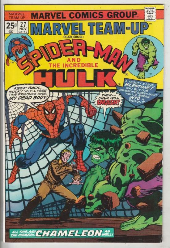 Marvel Team-Up #27 (Nov-74) NM- High-Grade Spider-Man