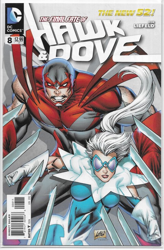 Hawk and Dove (vol. 4, 2011) #8 VF (New 52) Liefeld