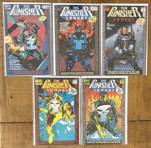 Punisher Armory #1,2,3,4,6 Marvel Comics NM Lot