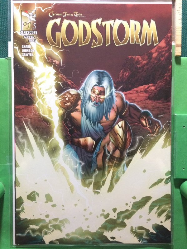 Grimm Fairy Tales presents Godstorm #1 cover A