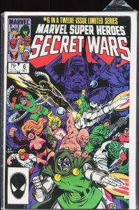Marvel Super Heroes Secret Wars #6 (1984) Buckaroo Banzai [Key Issue]