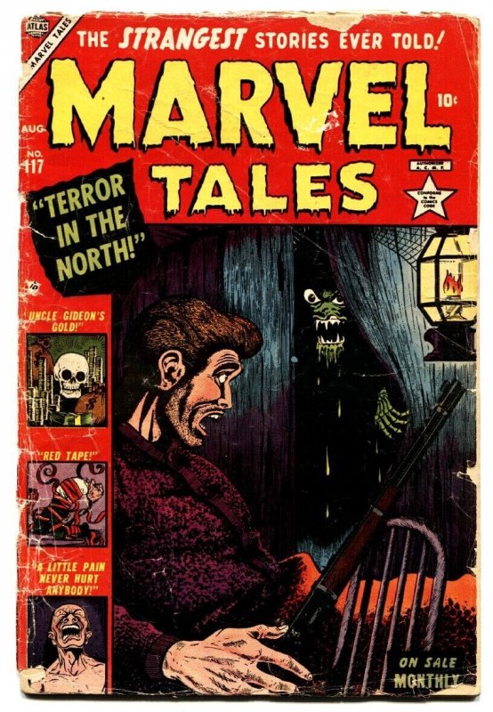 MARVEL TALES #117 comic book-GIL KANE-ATLAS-PCH-1953-HORROR