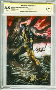 Return of Wolverine #1 (2018) CBCS Signature 8.5! Signed by Granov & Soule!