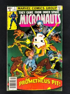 Micronauts #5 (1979) FN Prometheus Pit!