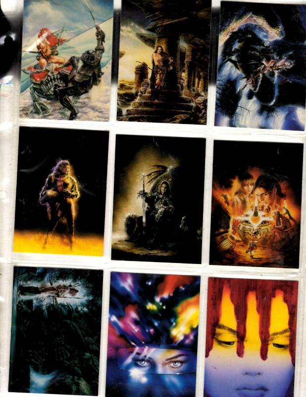 Lot Of 90 Forbidden Universe Trading Cards 1994 Luis Royo Sci Fi Art J339