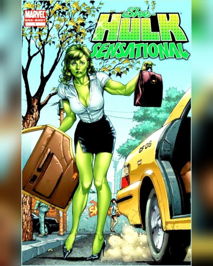 She Hulk Sensational Wow Htf Limited Hot Gamma Radiant One Shot Marvel Babe Comic Books