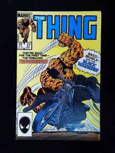 Thing #27  Marvel Comics 1985 Vf/Nm