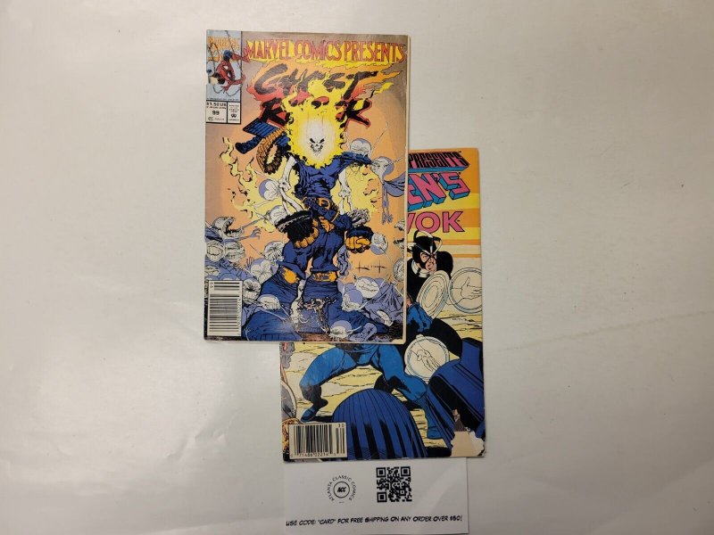 2 Marvel Comics #99 Ghost Rider + #30 Havok and Wolverine 22 TJ45