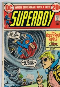 Superboy #195 ORIGINAL Vintage 1973 DC Comics 1st Wildfire ERG-1