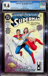 Superman : The Wedding Album Superman and Lois Lane Cover (1996) - CGC 9.6