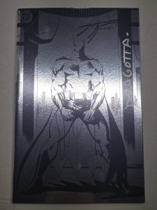 BATMAN #1 DC COMICS 2025 NYCC EXCLUSIVE FOIL 2X SIGNED JIMENEZ/DRAGOTTA NM