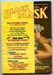 Black Mask Pulp #1 August 1974- Burroughs- Dashiell Hammett VG/F