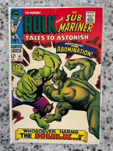 Tales To Astonish # 91 NM- Marvel Comic Book Sub-Mariner Incredible Hulk RD1