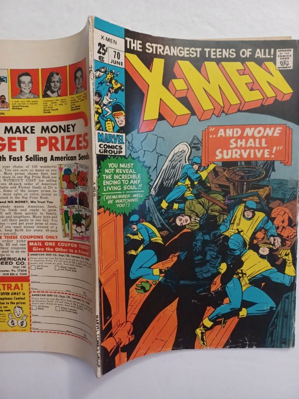 X-Men #70 - 1971 - VG