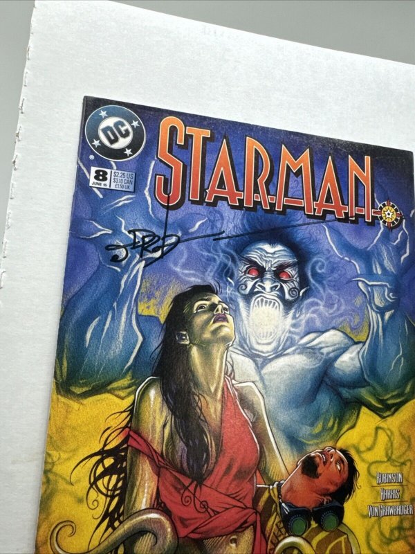 Starman #8 DC Comics 1994 NM James Robinson 1995 SINGED