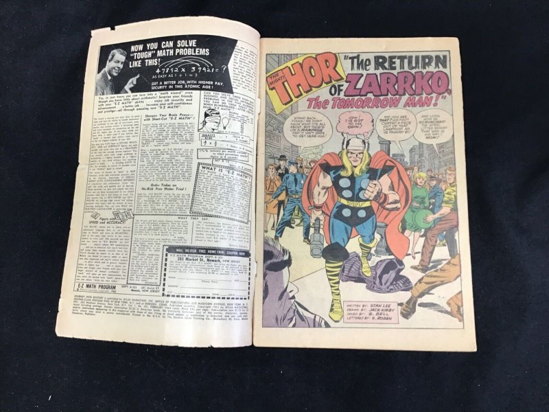 JOURNEY INTO MYSTERY #101 (3.0) KIRBY!! 1964