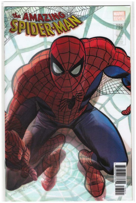 Amazing Spider-Man #789 Lenticular Ales Ross Variant Cover