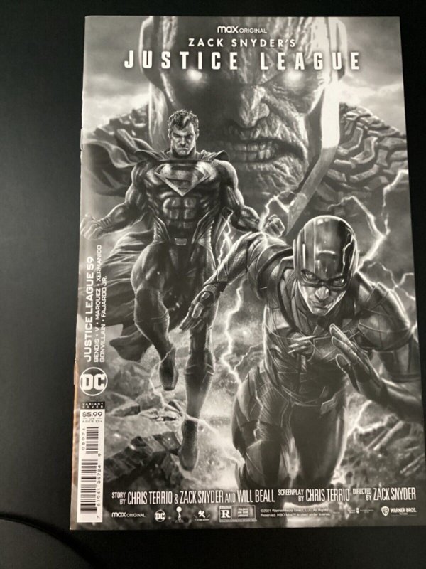 DC Comics, Justice League #59, Snyder 1:50 variant, Look!