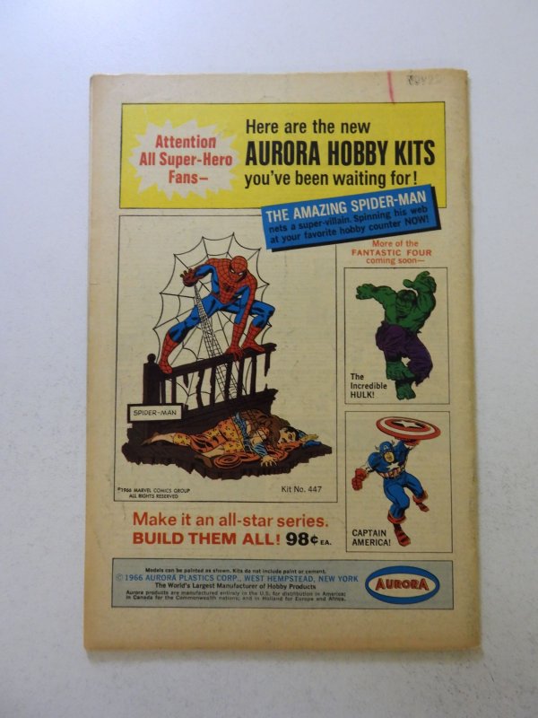 Fantastic Four #59 (1967) FN- condition ink date stamp back cover